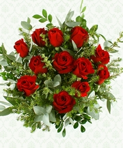 Bouquet of 12 Red Roses