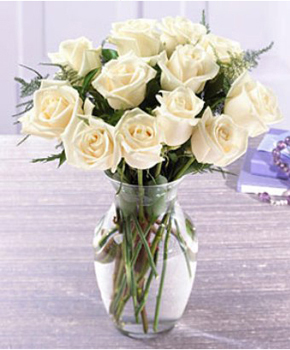 A Dozen White Roses
